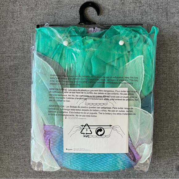 NIB Disguise Ariel Costume Size XS 3T/4T - Picture 8 of 10